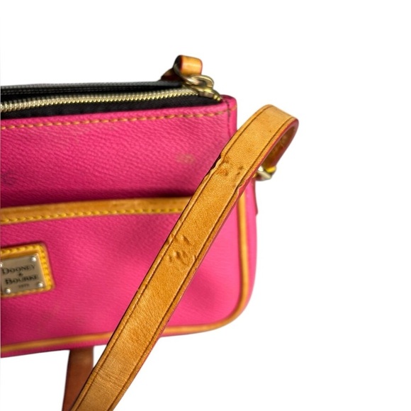 Dooney & Bourke Lola Pouchette Hot Pink Carley Collection Dooney &Bourke - Picture 8 of 12